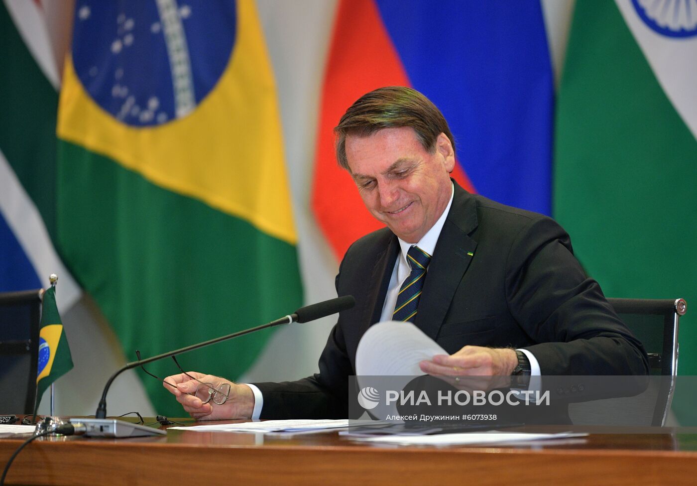 Президент РФ В. Путин на саммите БРИКС в Бразилии