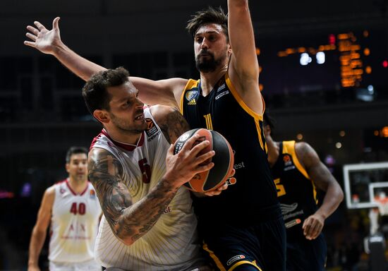 Баскетбол. Евролига. Матч "Химки" - "Олимпия"