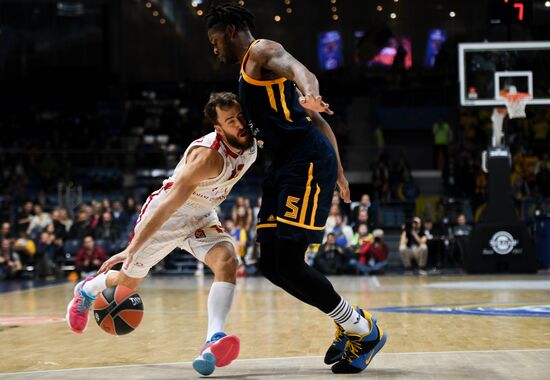 Баскетбол. Евролига. Матч "Химки" - "Олимпия"