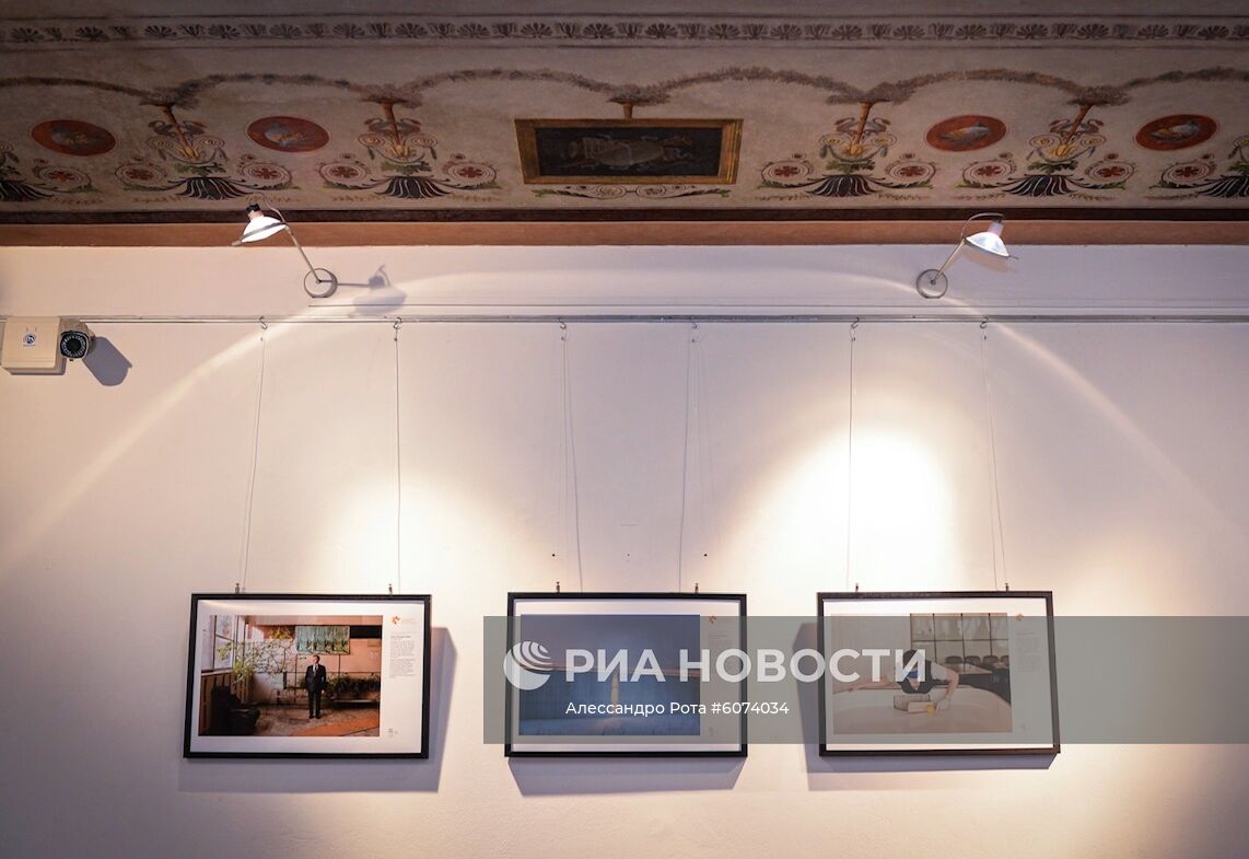 Открытие выставки победителей конкурса им. А. Стенина в Италии