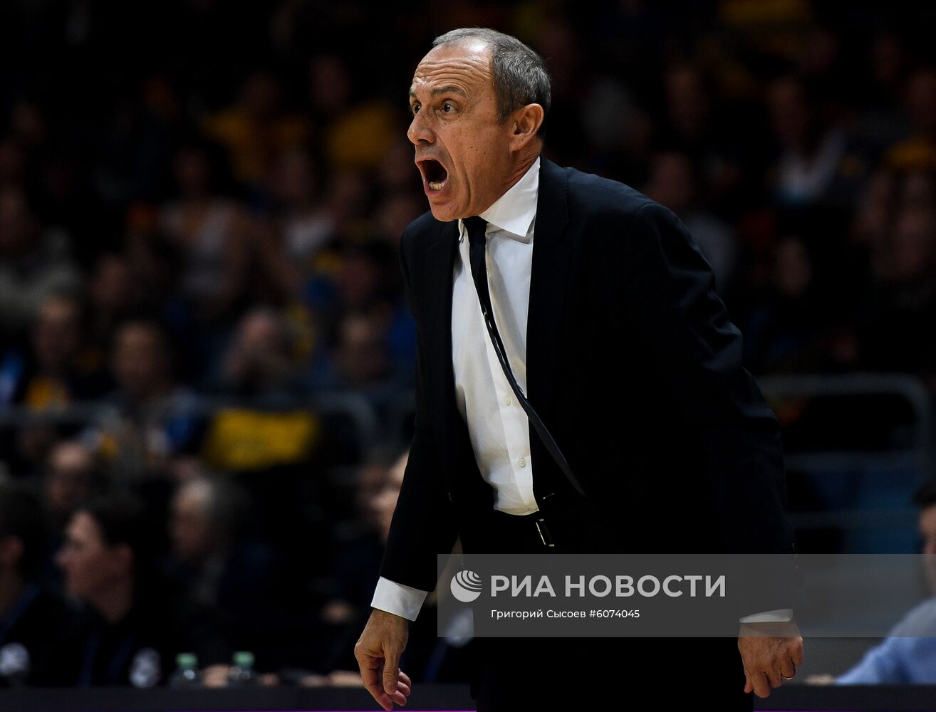 Баскетбол. Евролига. Матч "Химки" - "Олимпия"