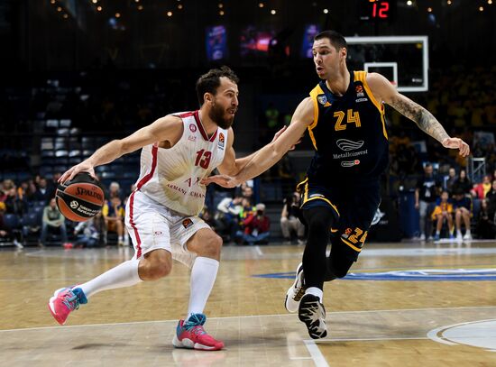 Баскетбол. Евролига. Матч "Химки" - "Олимпия"