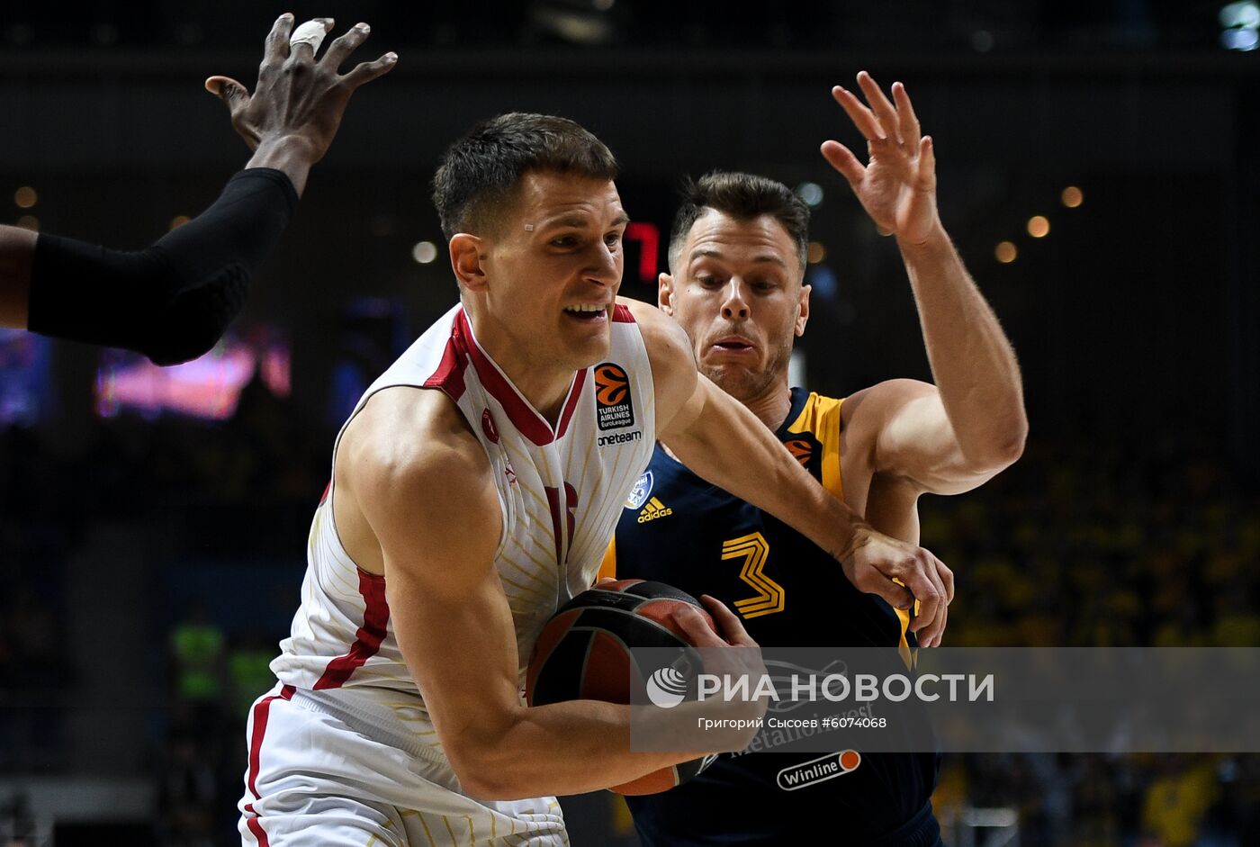 Баскетбол. Евролига. Матч "Химки" - "Олимпия"
