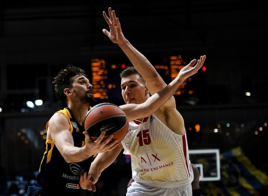 Баскетбол. Евролига. Матч "Химки" - "Олимпия"