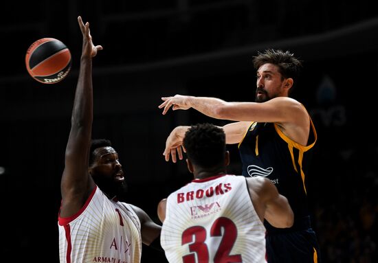 Баскетбол. Евролига. Матч "Химки" - "Олимпия"