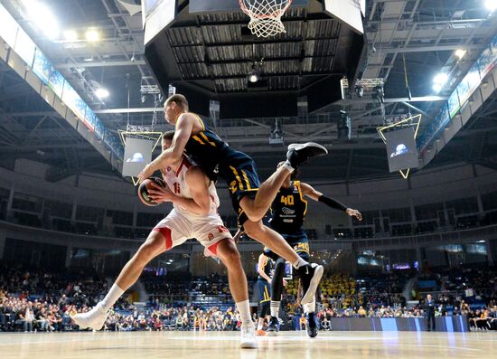 Баскетбол. Евролига. Матч "Химки" - "Олимпия"
