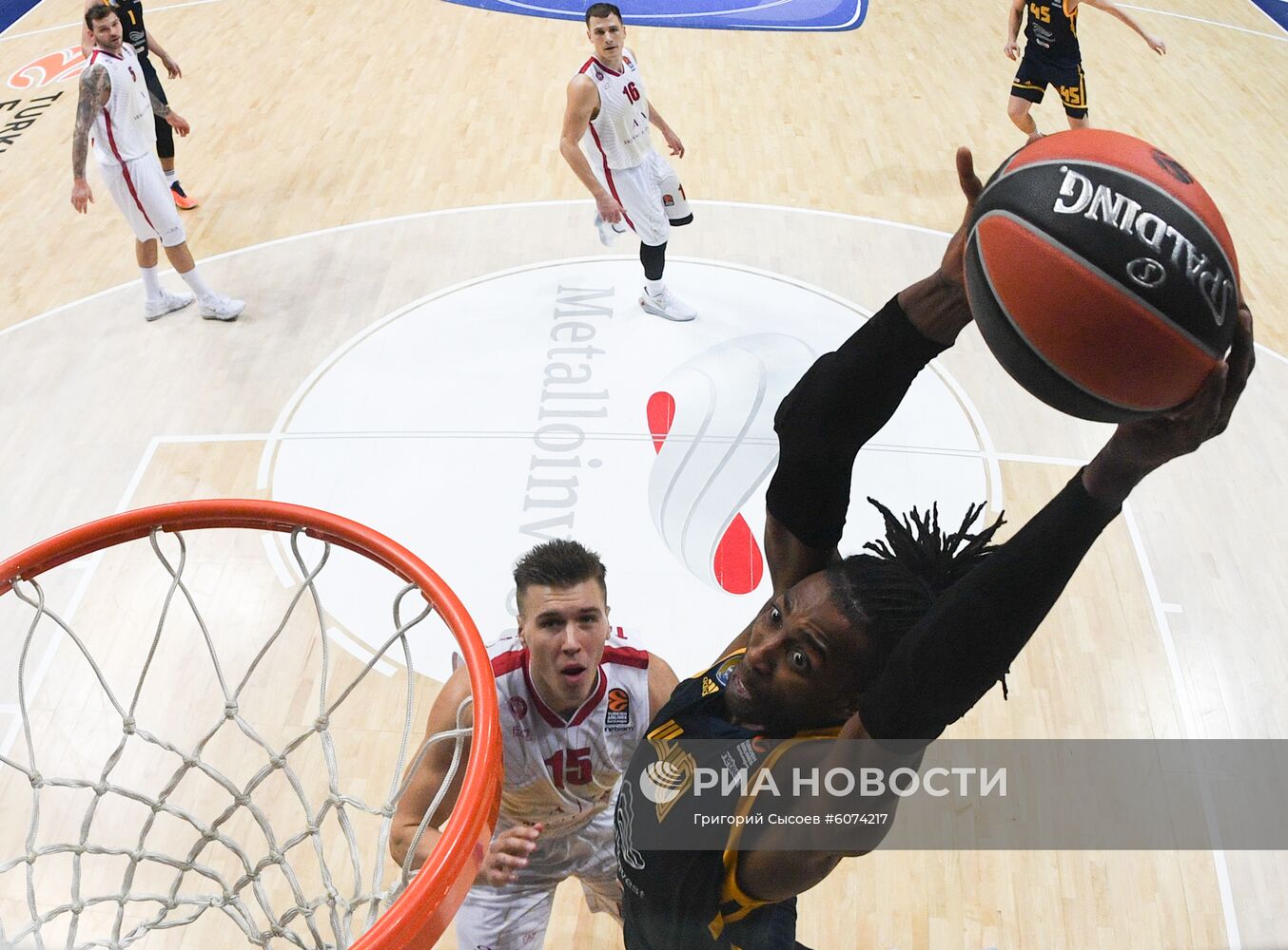 Баскетбол. Евролига. Матч "Химки" - "Олимпия"