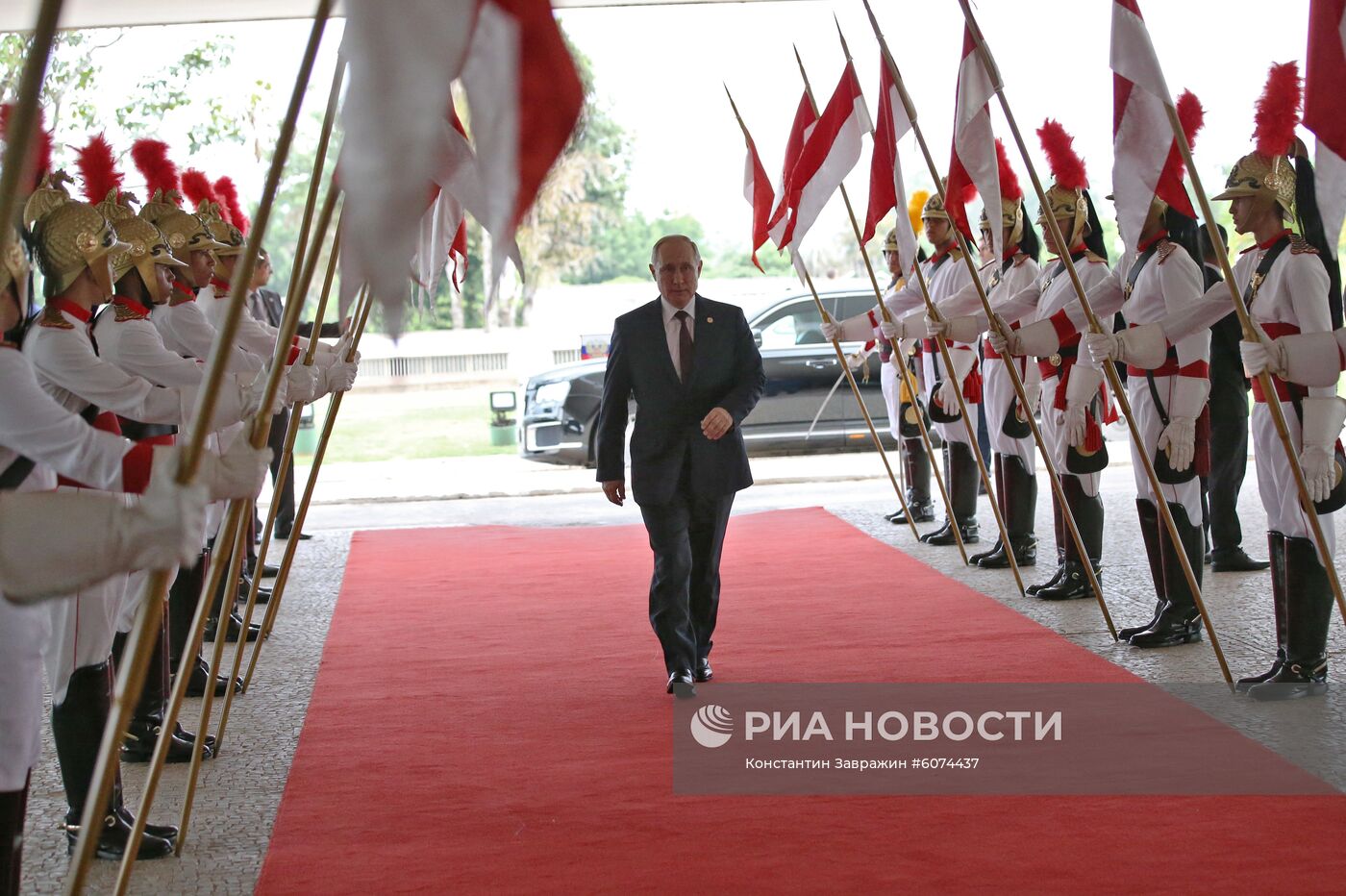 Президент РФ В. Путин на саммите БРИКС в Бразилии