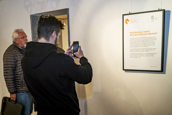 Открытие выставки победителей конкурса им. А. Стенина в Италии