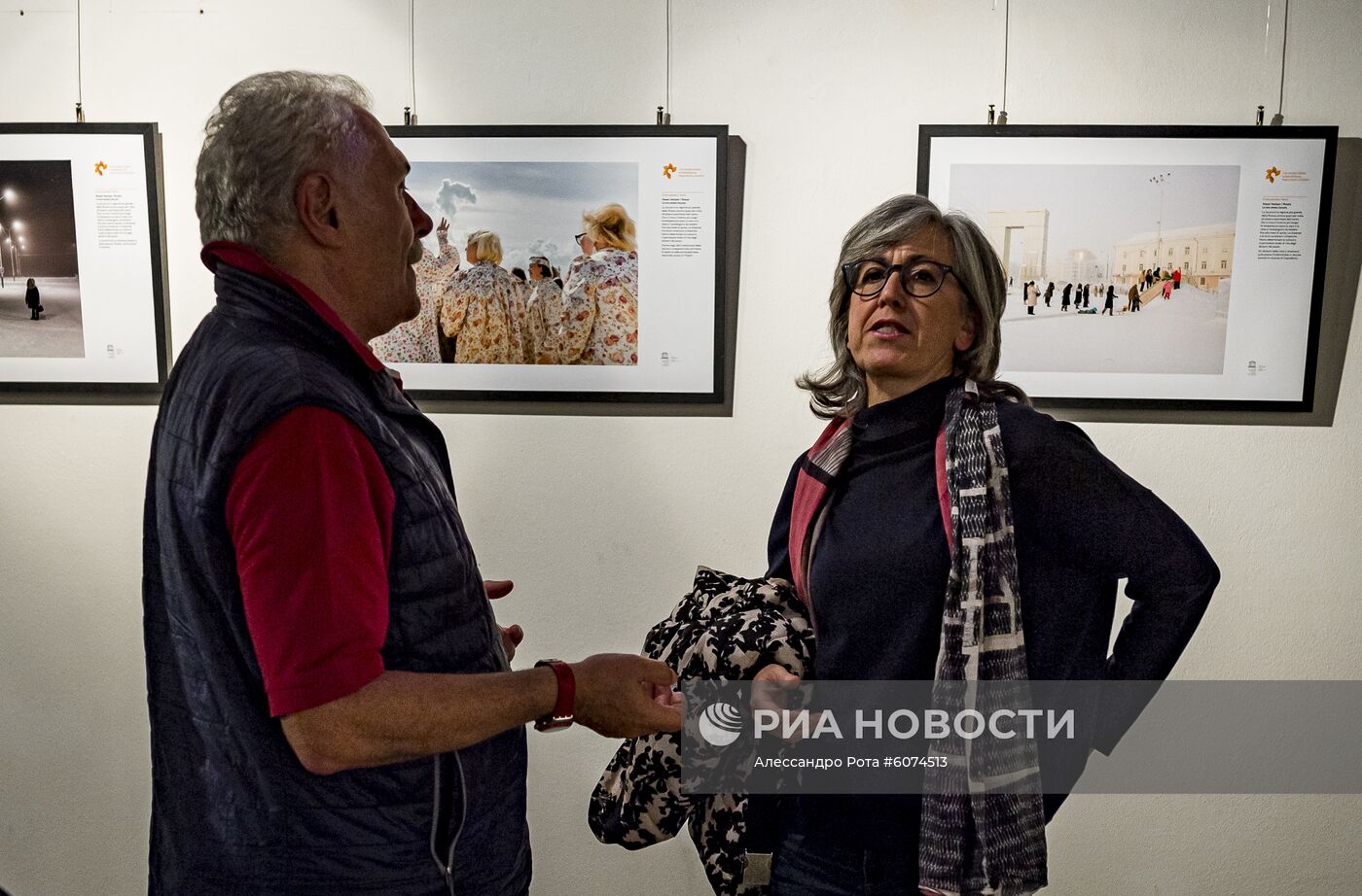 Открытие выставки победителей конкурса им. А. Стенина в Италии