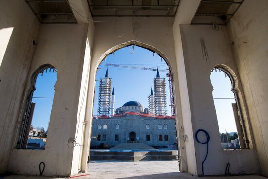 Строительство Соборной мечети в Симферополе