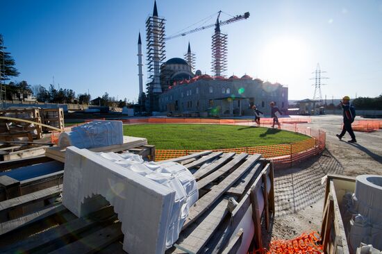 Строительство Соборной мечети в Симферополе