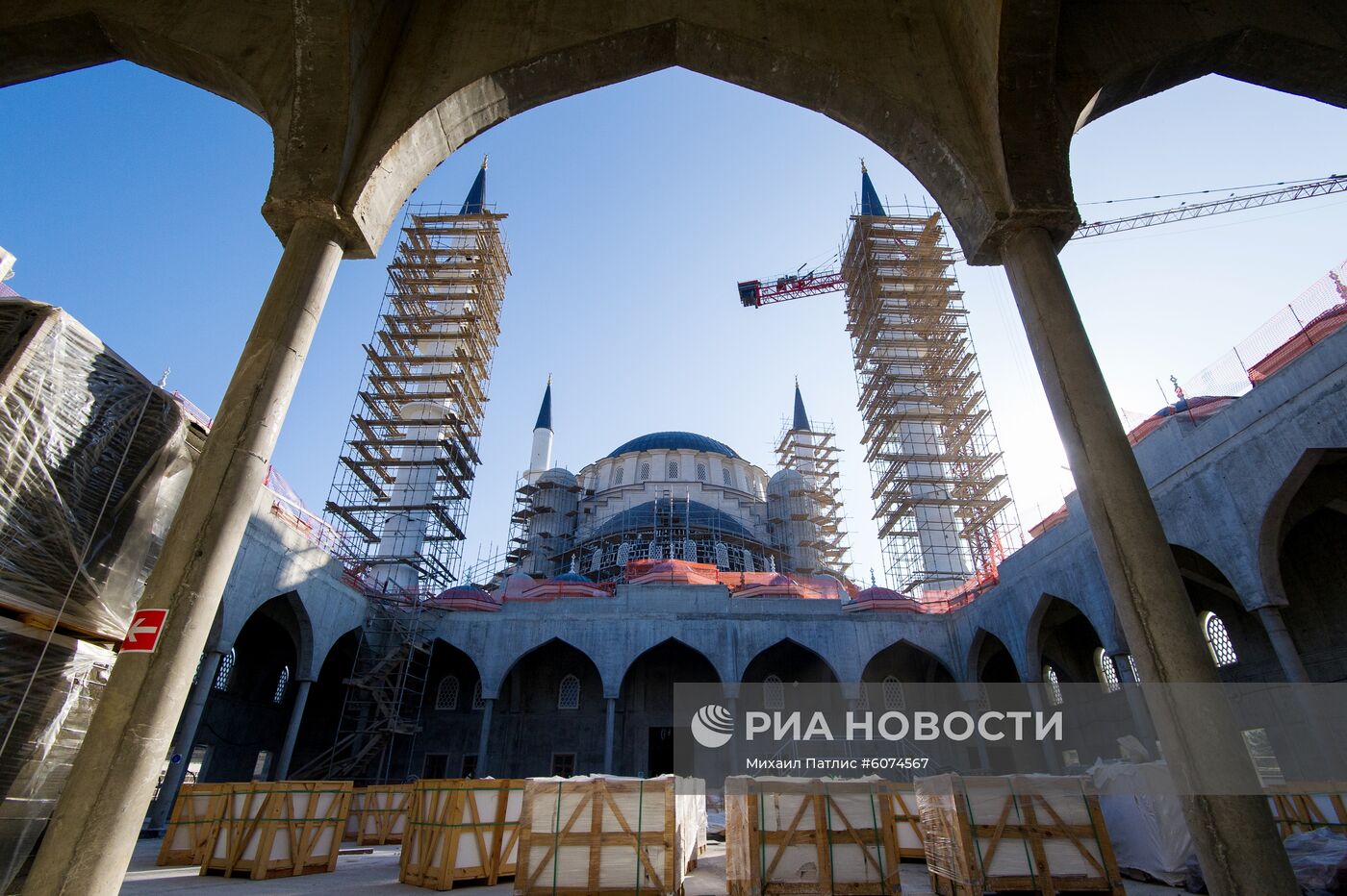 Строительство Соборной мечети в Симферополе
