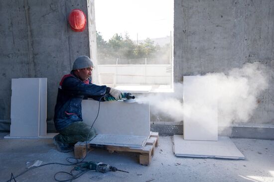 Строительство Соборной мечети в Симферополе