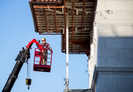 Строительство Соборной мечети в Симферополе