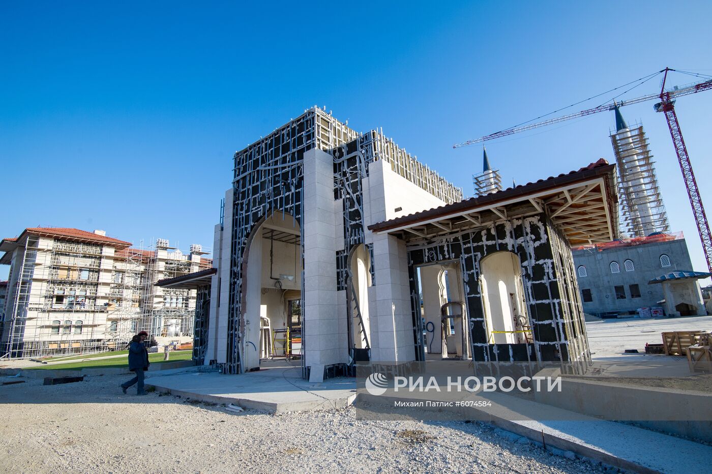 Строительство Соборной мечети в Симферополе