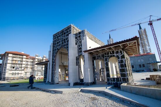 Строительство Соборной мечети в Симферополе