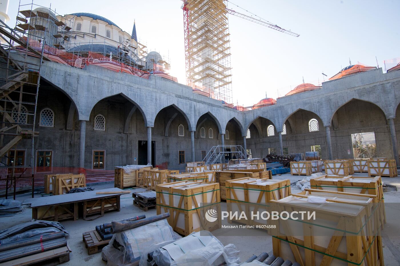 Строительство Соборной мечети в Симферополе