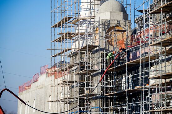 Строительство Соборной мечети в Симферополе