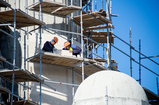 Строительство Соборной мечети в Симферополе