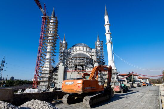 Строительство Соборной мечети в Симферополе