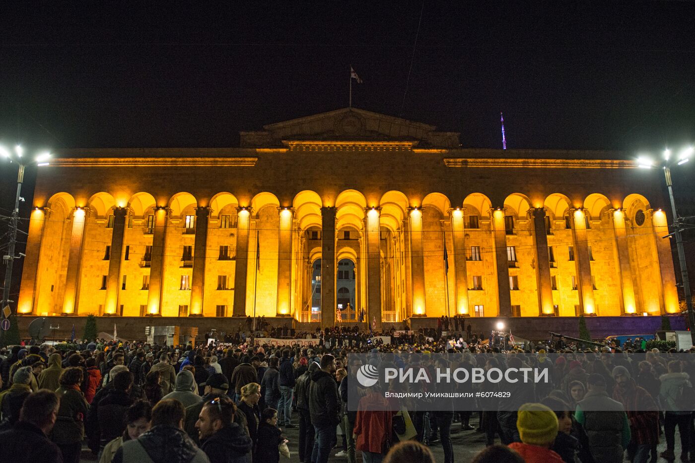 Акция протеста в Тбилиси