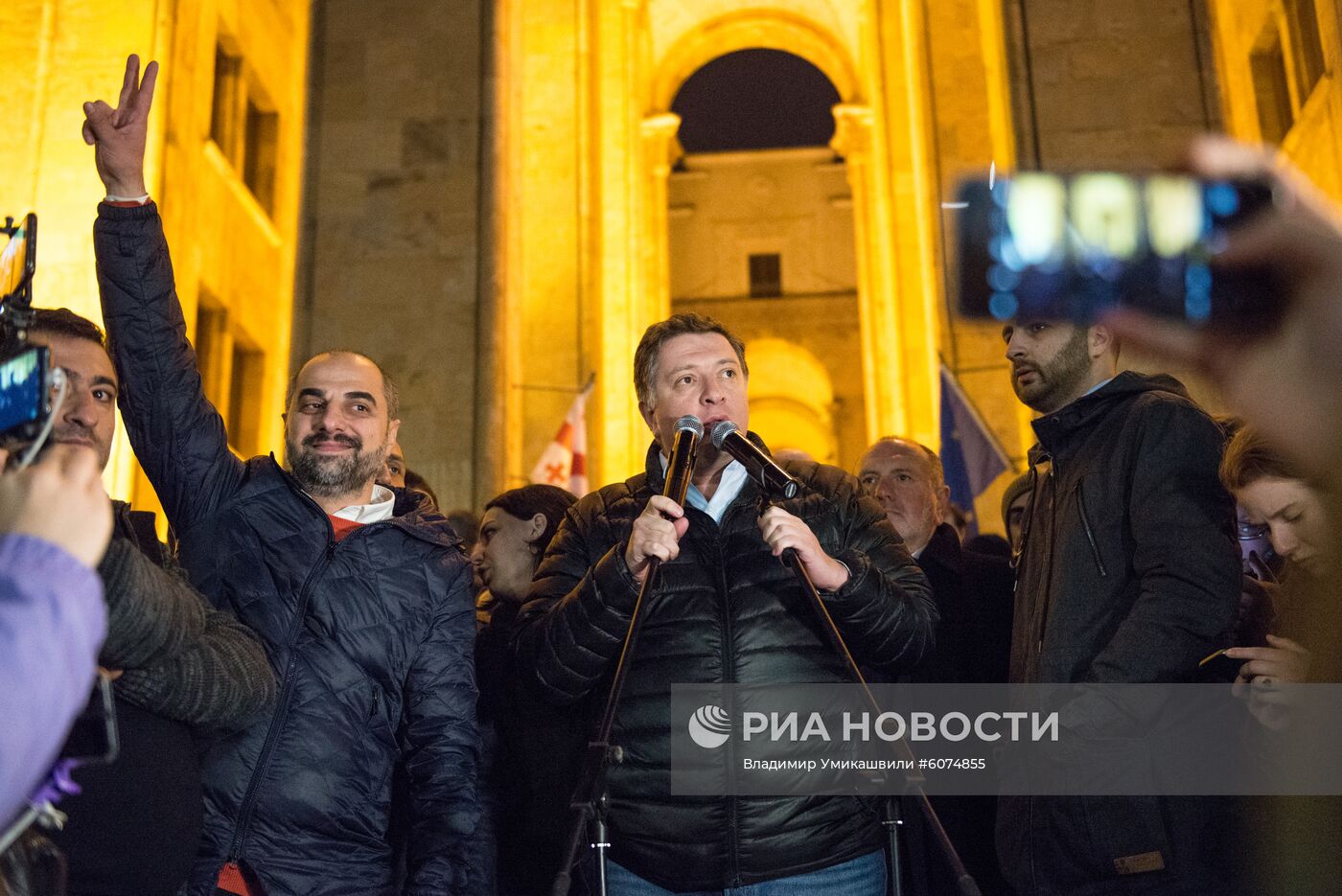 Акция протеста в Тбилиси