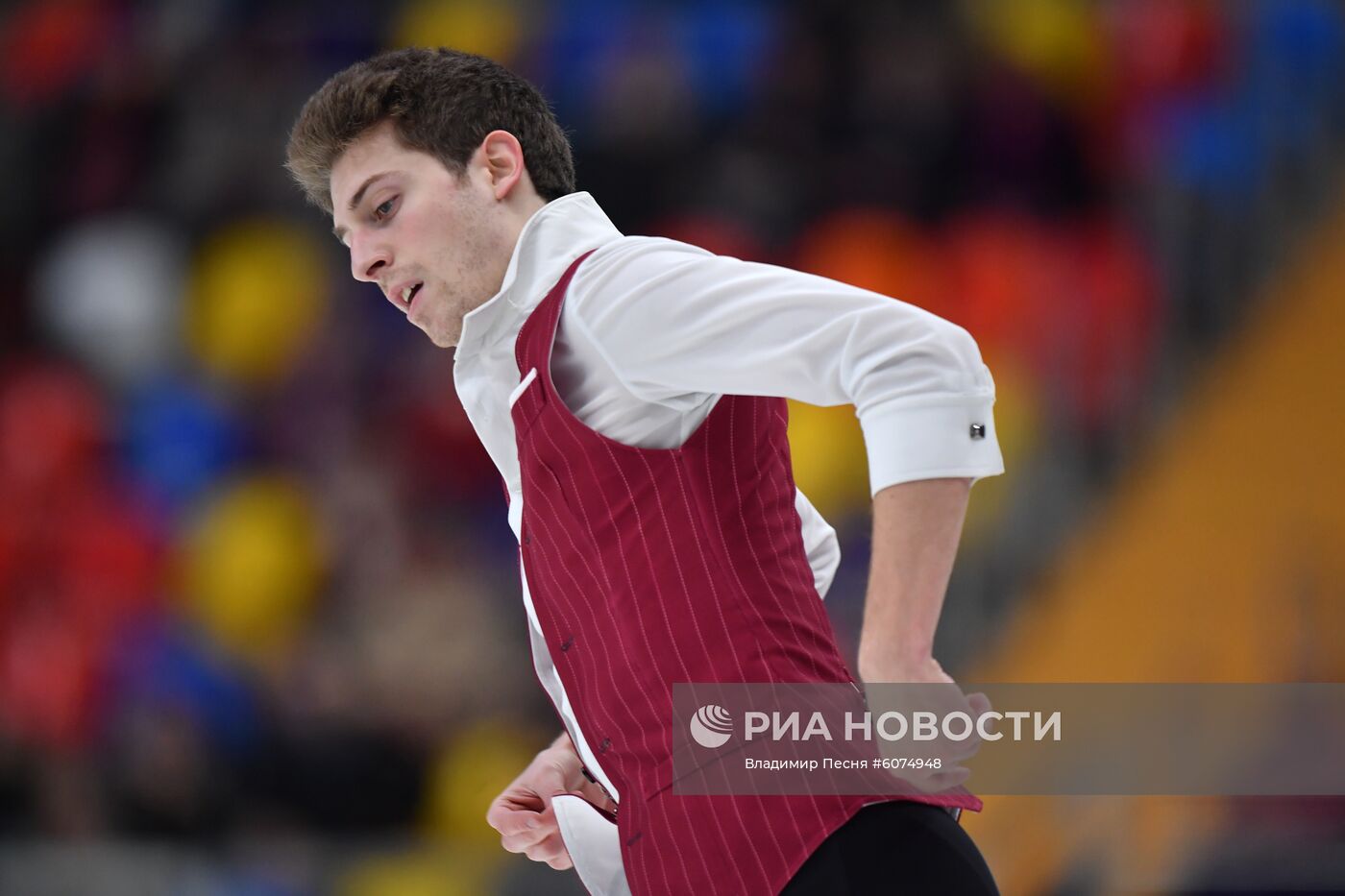 Фигурное катание. V этап Гран-при. Мужчины. Короткая программа