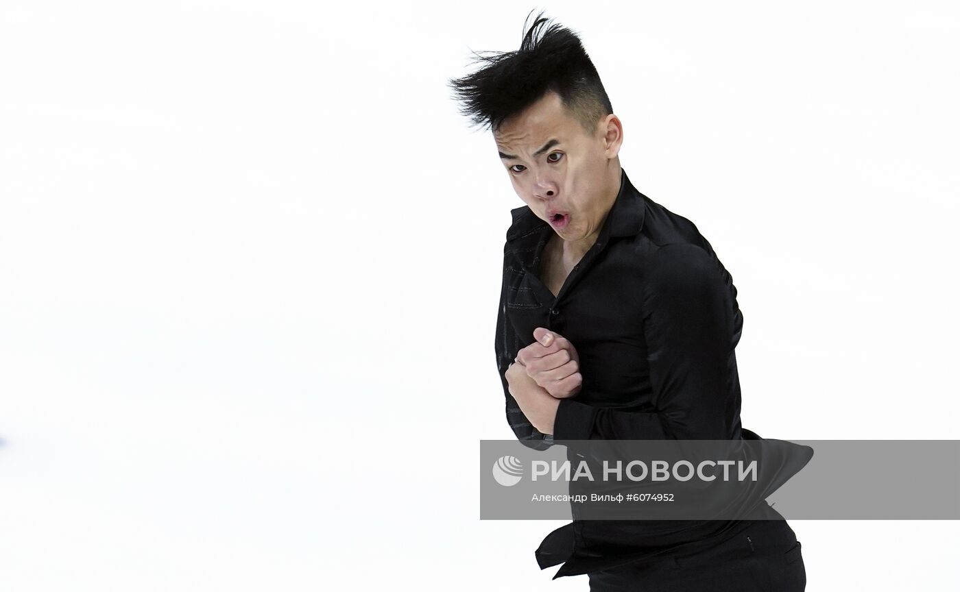 Фигурное катание. V этап Гран-при. Мужчины. Короткая программа