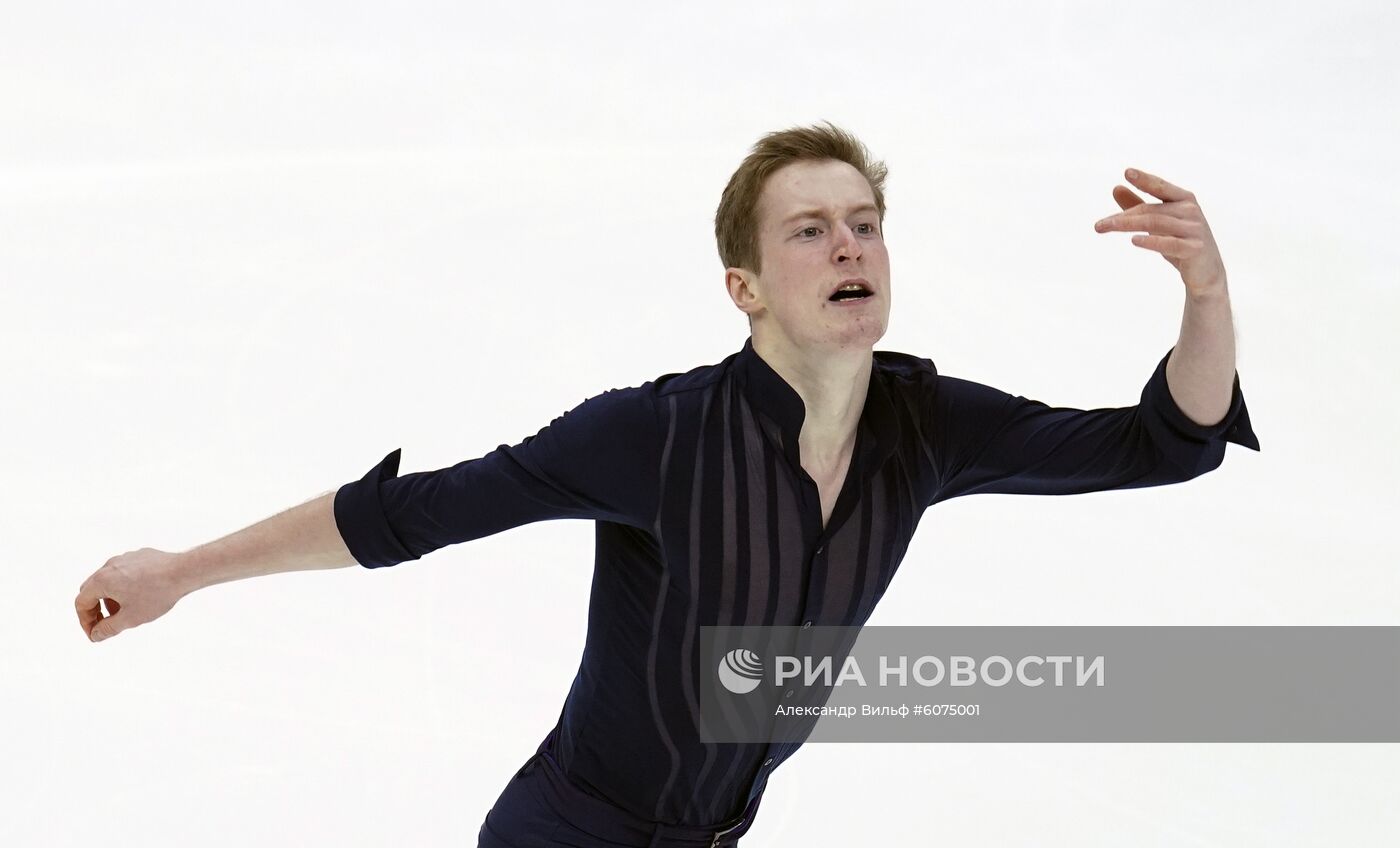 Фигурное катание. V этап Гран-при. Мужчины. Короткая программа