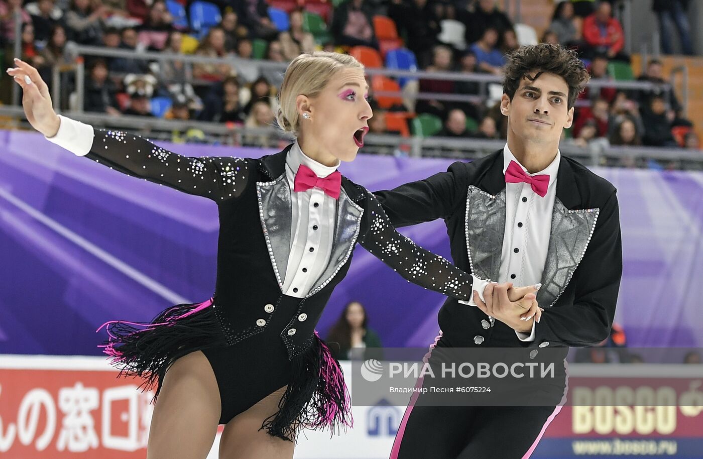Фигурное катание. V этап Гран-при. Танцы. Ритмический танец