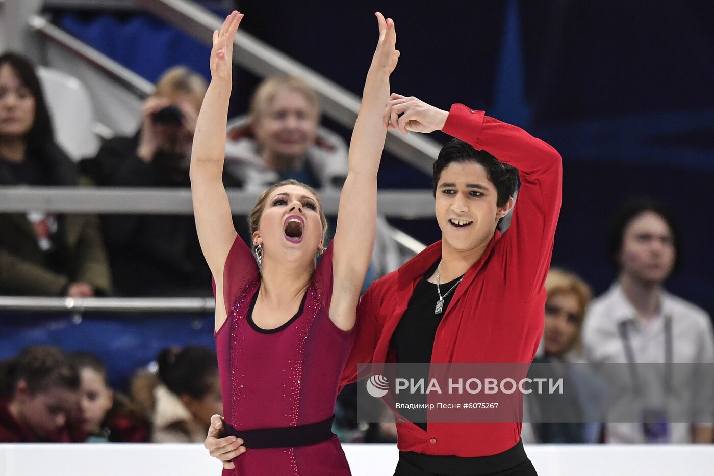 Фигурное катание. V этап Гран-при. Танцы. Ритмический танец