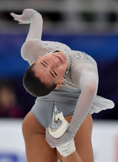 Фигурное катание. V этап Гран-при. Женщины. Короткая программа