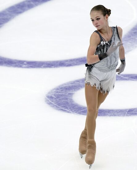 Фигурное катание. V этап Гран-при. Женщины. Короткая программа