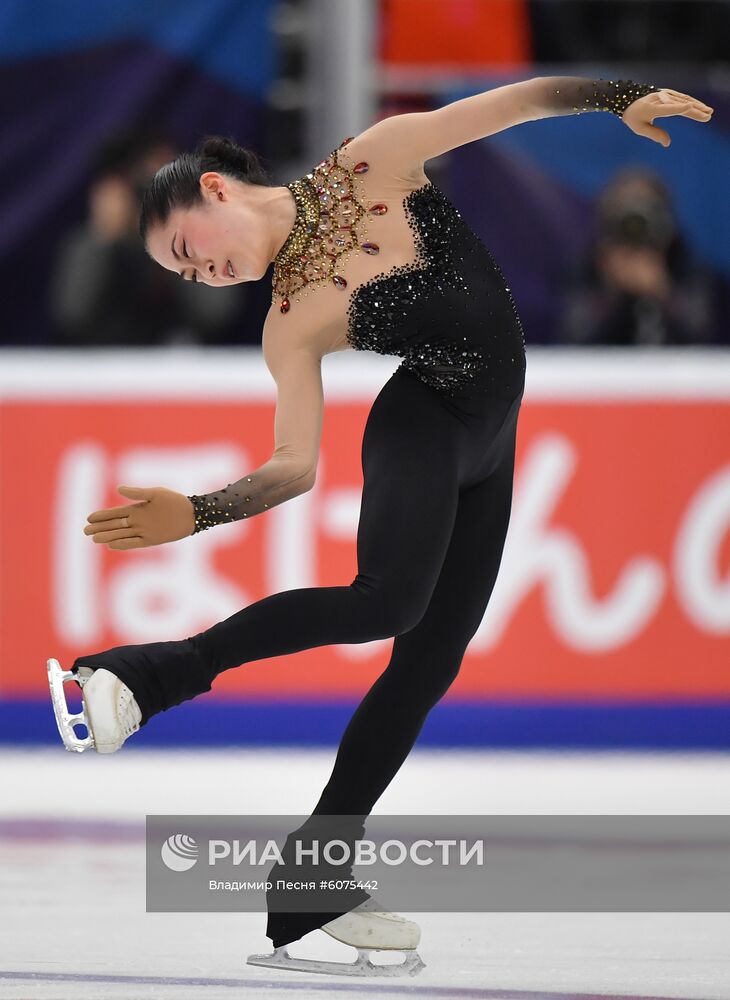 Фигурное катание. V этап Гран-при. Женщины. Короткая программа