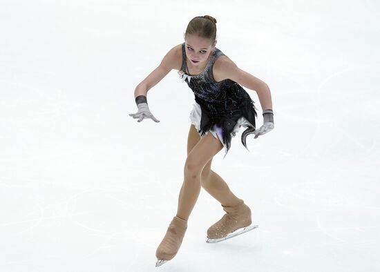 Фигурное катание. V этап Гран-при. Женщины. Короткая программа