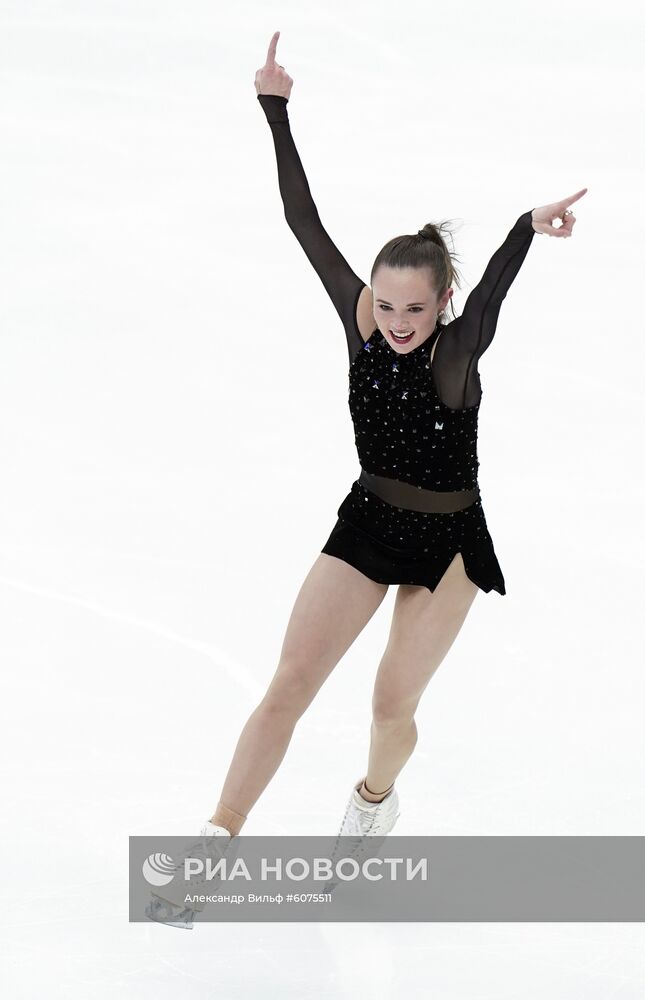 Фигурное катание. V этап Гран-при. Женщины. Короткая программа