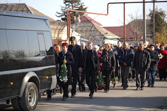 Прощание с аспиранткой СПбГУ А. Ещенко