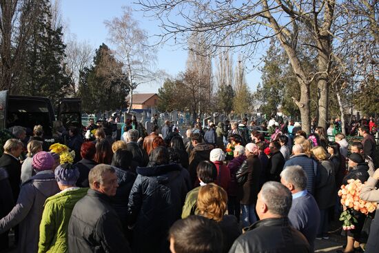 Прощание с аспиранткой СПбГУ А. Ещенко