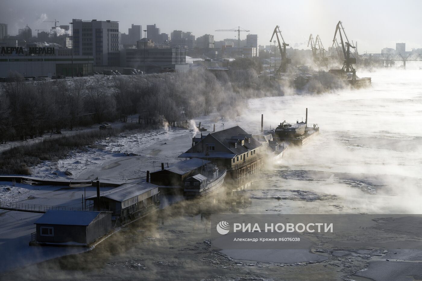 Зима в Новосибирске