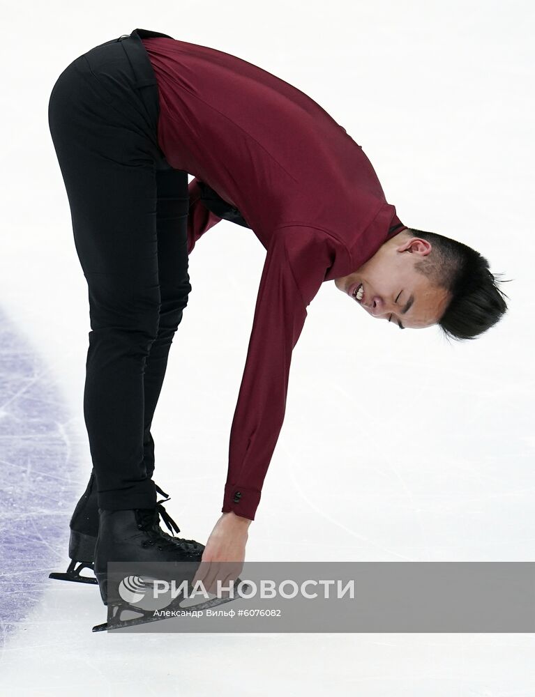 Фигурное катание. V этап Гран-при. Мужчины. Произвольная программа