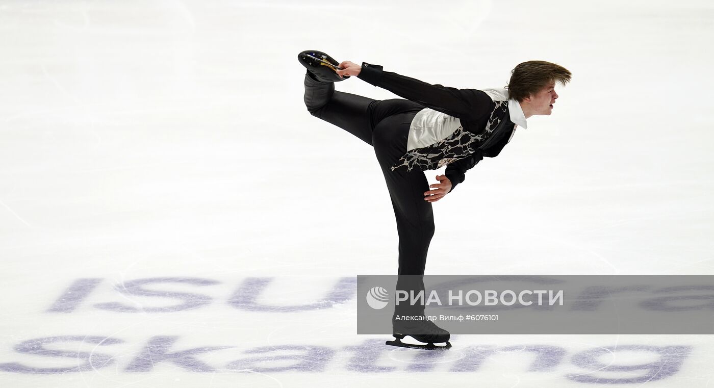 Фигурное катание. V этап Гран-при. Мужчины. Произвольная программа