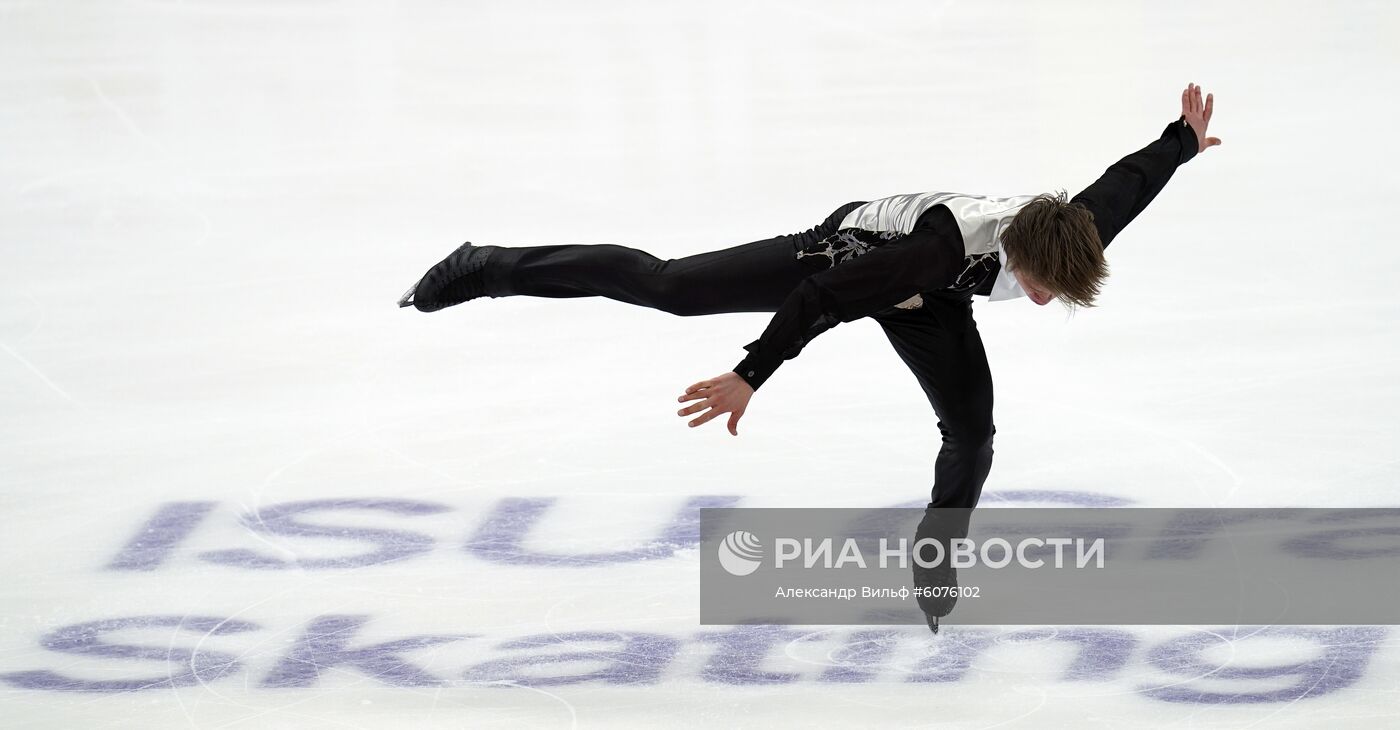 Фигурное катание. V этап Гран-при. Мужчины. Произвольная программа
