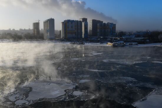 Зима в Новосибирске