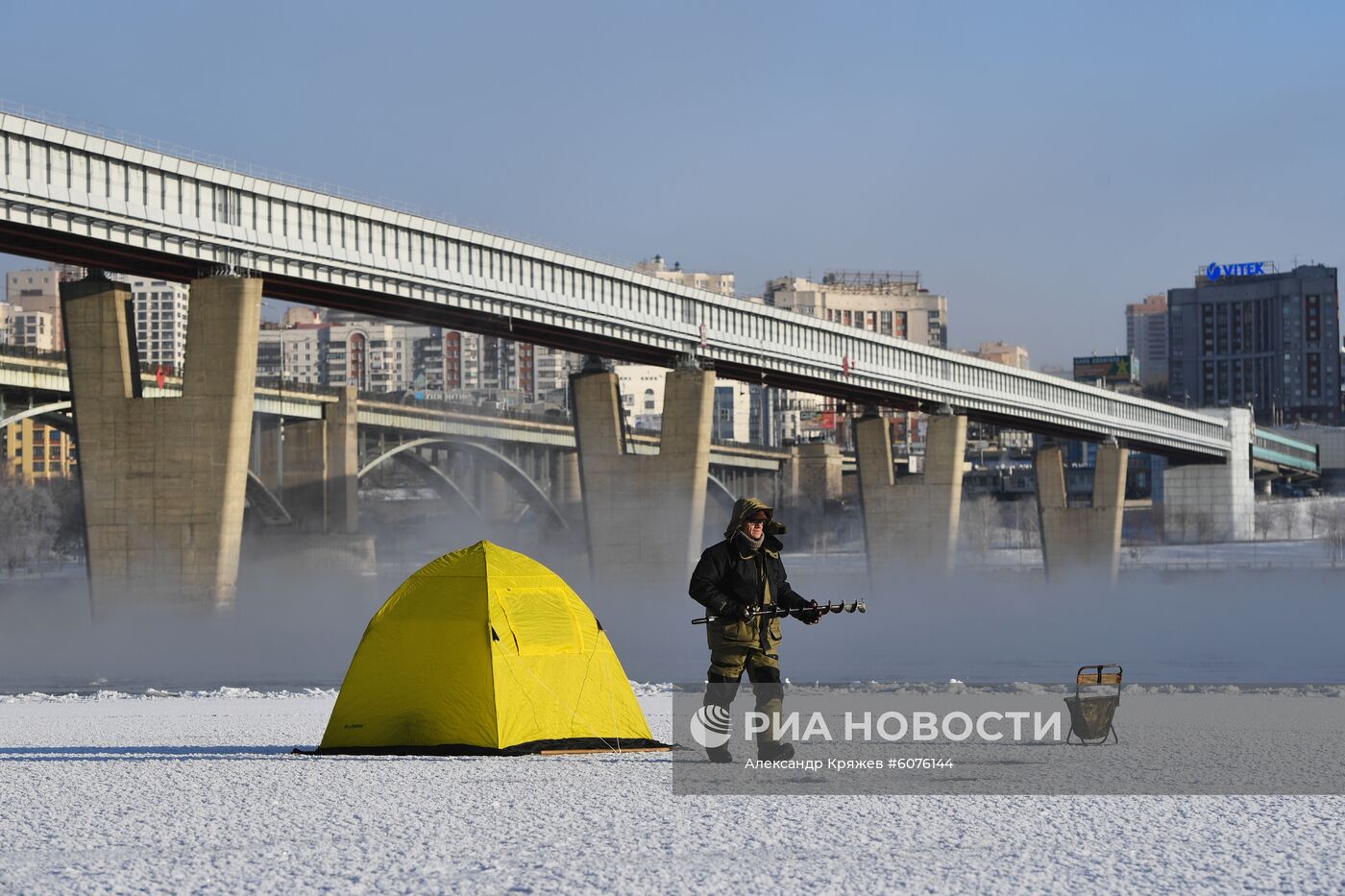 Зима в Новосибирске