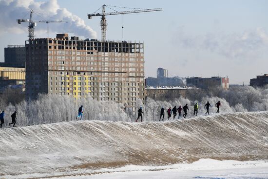 Зима в Новосибирске