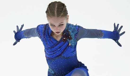 Фигурное катание. V этап Гран-при. Женщины. Произвольная программа