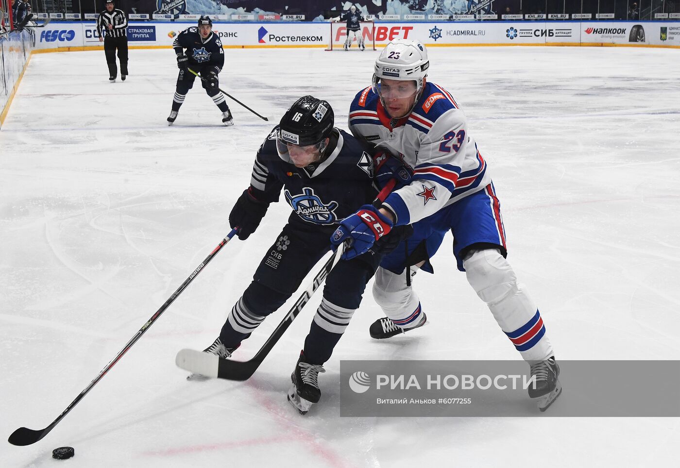Хоккей. КХЛ. Матч "Адмирал" - СКА