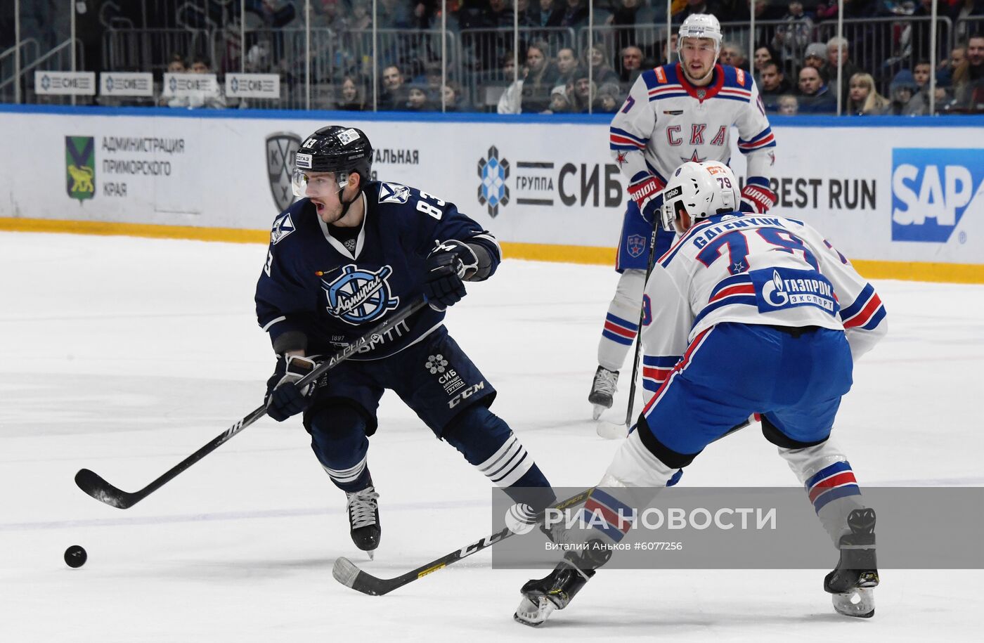 Хоккей. КХЛ. Матч "Адмирал" - СКА