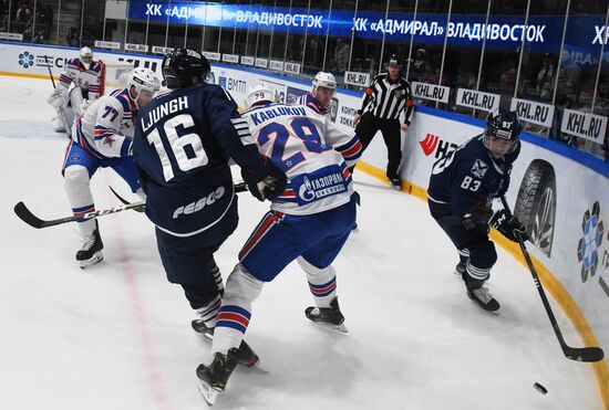 Хоккей. КХЛ. Матч "Адмирал" - СКА